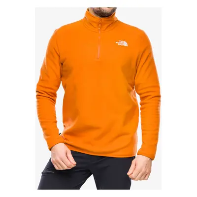 The North Face Glacier 1/4 Zip Férfi pulóver - desert rust