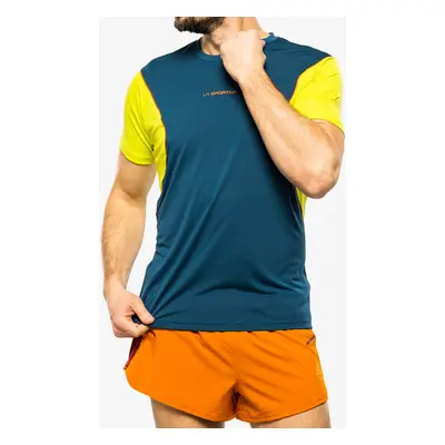 La Sportiva Resolute T-Shirt Futópóló - storm blue/lime punch