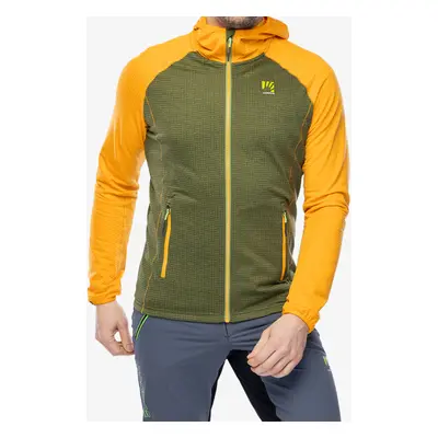 Karpos Ambrizzola Full-Zip Hoodie Cipzáras férfi felső - cedar green/radiant