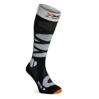 X-Socks Ski Control 4.0 Sízokni - anthracite melange/stone grey