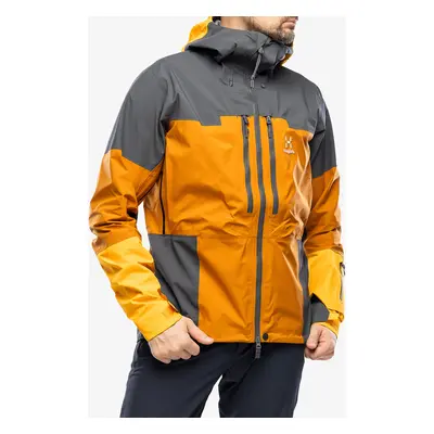 Haglofs Spitz GTX Pro Jacket Dzseki - golden brown/magnetite