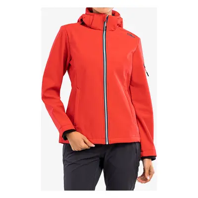 CMP Terra Jacket Zip Hood Női Softshell-Kabát - campari