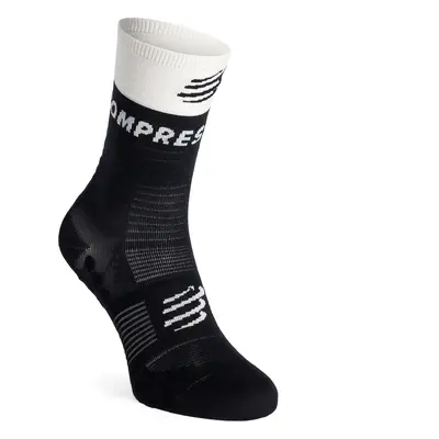 Compressport Mid Compression Socks V2.0 Futózokni - black/white