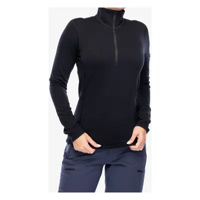 Arcteryx Kyanite Baselayer Zip Neck Termoaktív női felső - black