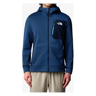 The North Face Ma FZ Fleece Polárfelső - shady blue/summit navy