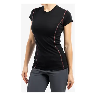 Sensor Merino Air Tee S/S Termoaktív Női Póló - black