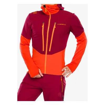 La Sportiva Session Tech Hoody Kapucnis felső - cherry tomato/sangria