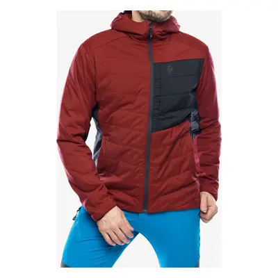 Black Diamond First Light Stretch Hoody Bélelt Kabát - dark crimson/black