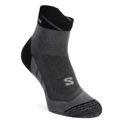 Salomon Speedcross Ankle Merino gyapjú zokni - black/magnet/quarry