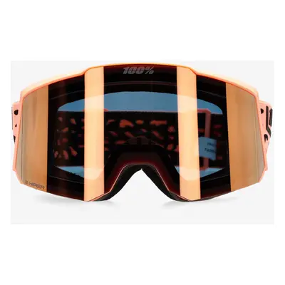 100% Snowcraft Hiper Síszemüveg - mirror peach lens