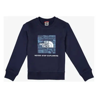 The North Face Teen Redbox Crew Gyermek Pulóver - summit navy