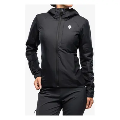 Black Diamond First Light Hybrid Hoody Női bélelt kabát - black/black