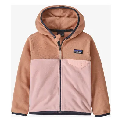 Patagonia Baby Micro D Snap-T Jacket Gyermek pulóver - mallow pink