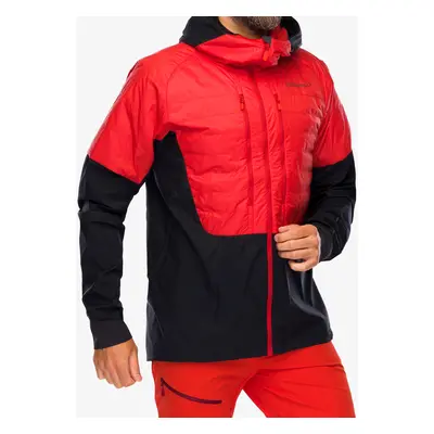 Norrona Lyngen Aero80 Insulated Zip Hood Átmeneti kabát - arednalin/caviar