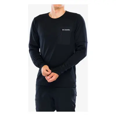 Columbia Tech Knit Long Sleeve Crew Férfi pulóver - black