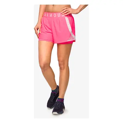 Under Armour Play Up 2-in-1 Shorts Női Rövidnadrág - cerise/white/white