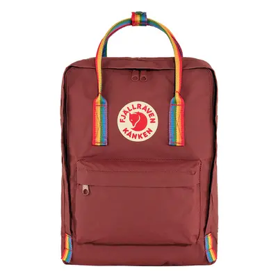 Fjallraven Kanken Rainbow Hátizsák - ox red/rainbow pattern