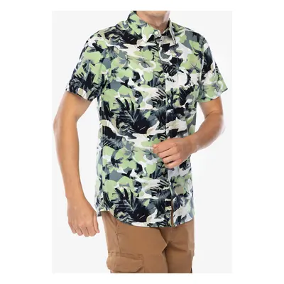 The North Face Baytrail Pattern Shirt S/S Férfi Ing - forest shade tropical camo