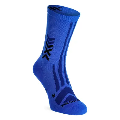 X-Socks Hike Discover Crew Túrazokni - twyce blue/blue