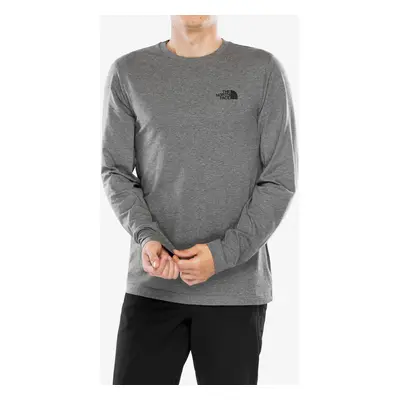 The North Face L/S Simple Dome Tee Hosszú ujjú póló - tnf medium grey heather