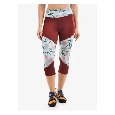 Ocun Rhea 3/4 Leggings Mászónadrág - wine merlot