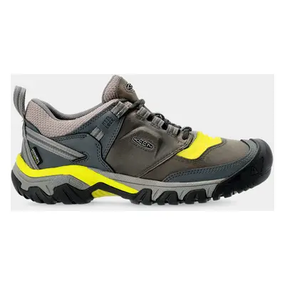 Keen Ridge Flex WP Férfi Cipő - steel grey/evening primrose