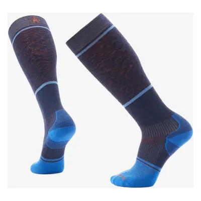 Smartwool Snowboard Targeted Cushion Retro Line OTC Socks Zokni - deep navy