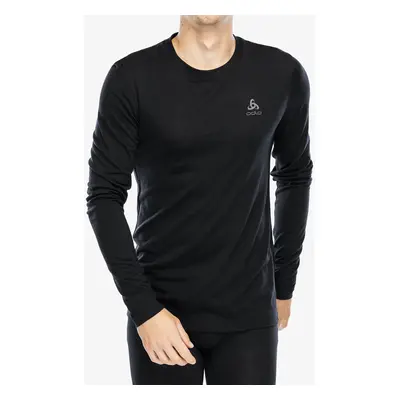 Odlo Merino BL Top Crew Neck LS Termoaktív felső - black