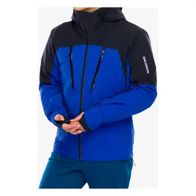 Salomon Brilliant Jacket Sídzseki - surf the web/deep black