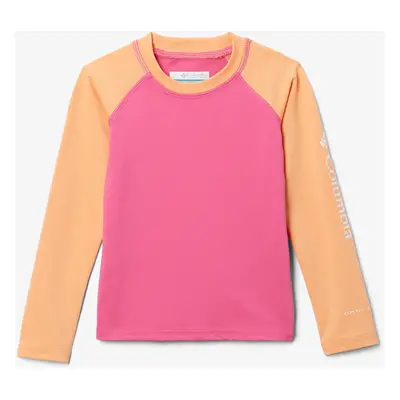 Columbia Sandy Shores Long Sleeve Sunguard Lány Pulóver - wild geranium/peach