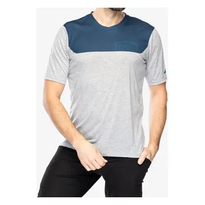 100% Airmatic Short Sleeve Jersey Kerékpáros póló - grey/midnight