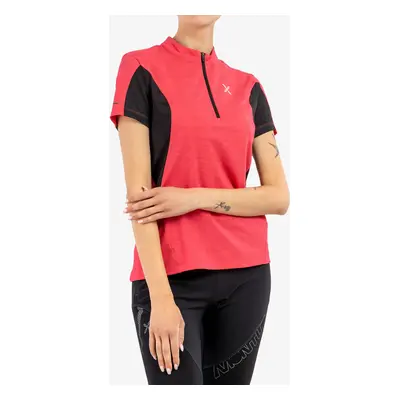 Montura Track Zip T-Shirt Női Kerékpáros Póló - sugar rose