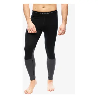 Icebreaker Men ZoneKnit Leggings Hőszigetelő hosszú alsó - black/jet hthr/cb