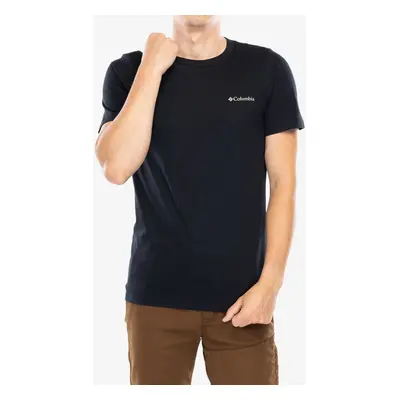 Columbia Rapid Ridge Back Graphic Tee II Nyomtatott póló - black/button badge