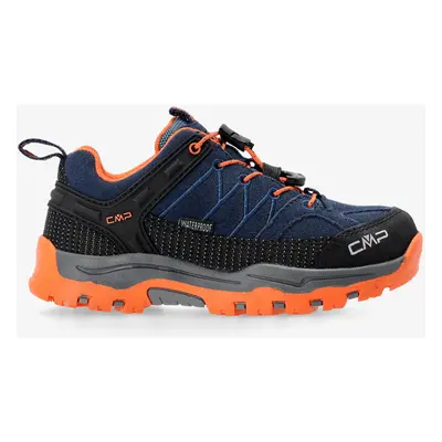 CMP Kids Rigel Low Trekking Shoes WP Gyerekcipő - b.blue/arancio