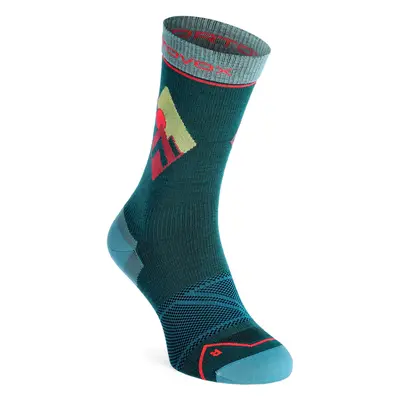 Ortovox Alpine Light Comp Mid Socks Női Merino Gyapjú Zokni - pacific green