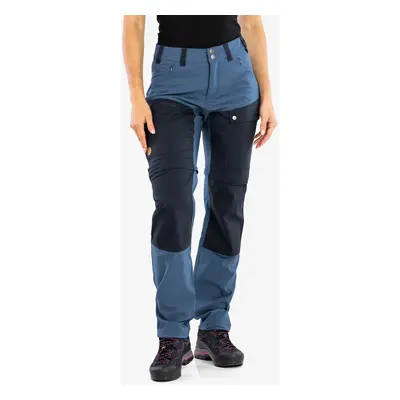 Fjallraven Abisko Midsummer Zip Off Trousers Női Nadrág - indigo blue/dark navy