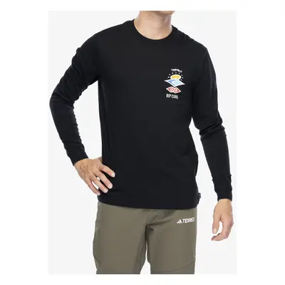 Rip Curl Search Icon L/S Tee Hosszúujjú - black/black