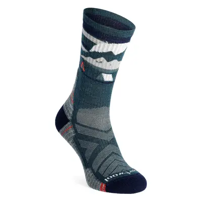 Smartwool Hike Light Cushion New Pattern Crew Socks Női merino gyapjú zokni - twilight blue