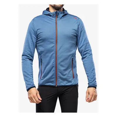 CMP Edge Jacket Fix Hood Férfi Polár - bluestone