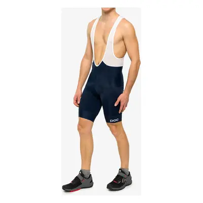 POC Pure Bib Shorts VPDS Kerékpáros Rövidnadrág Zselés Betéttel - turmaline navy