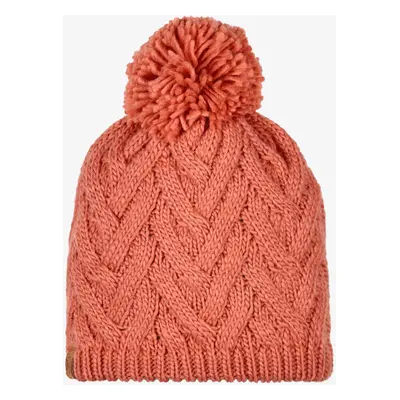 Buff Knitted&Fleece Beanie Caryn Női téli sapka - crimson