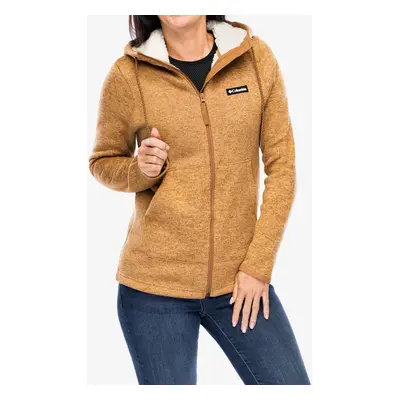 Columbia Sweater Weather Sherpa Full Zip II Női felső - camel brown heather