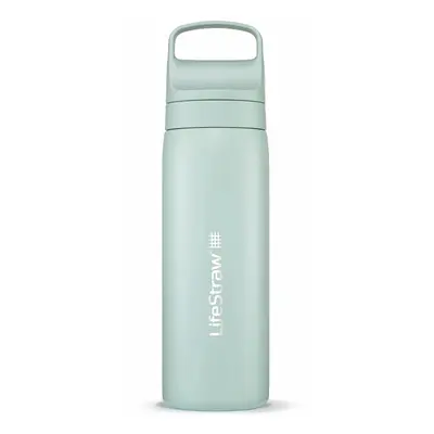 Lifestraw Go 2.0 Stainless Steel Water Filter Bottle oz (532 ml) Vízszűrő palack - seafoam