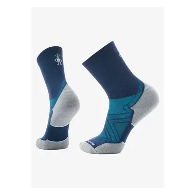 Smartwool Run Targeted Cushion Mid Crew Socks Futózokni - deep navy