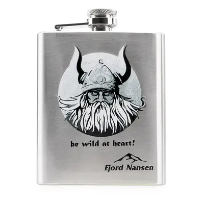 Fjord Nansen Vill Viking Hip Flask Laposüveg - silver