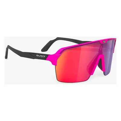 Rudy Project Spinshield Air Kerékpáros Szemüveg - pink fluo matte/multilaser red