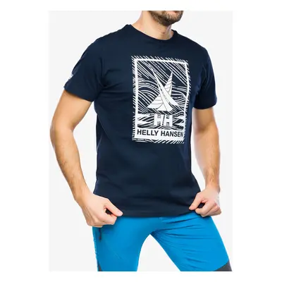 Helly Hansen Shoreline T-Shirt 2.0 Pamutpóló - navy 2.0