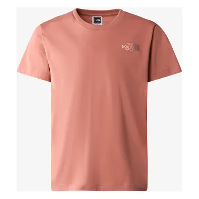 The North Face S/S Relaxed Graphic Tee Póló lányoknak - light mahogany