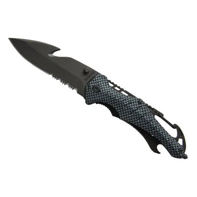 Baladeo Security Knife Emergency Kés - carbon fiber